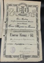 Urkunden eines Tapferen Hessen im 2. Großherzoglich Hessischen Feldartillerie-Regiment Nr. 61 Babenhausen/Darmstadt – Bild 2