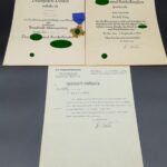 40 Jahre treue Dienste mit Urkunde und Schreiben