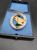 Fallschirmschützenabzeichen der Luftwaffe im Etui, Hst. GWL ,Mint – Bild 5