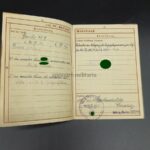 Heer Wehrpass des Unterfeldwebel Albert Schikulski aus Danzig, 4./schwere Kompanie Festungsbataillon 662 (Lapplandschild, Norwegen) – Bild 6