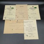 Urkunden Oberleutnant Stabs/Pz.Gren.Rgt.1, 7./Schütz.Rgt 12