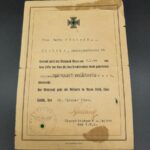 Urkunde/Dokument Übersendung Wehrpass des Obergefreiten Erich Pinkert aus Görlitz