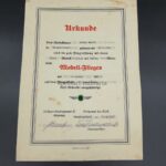 Urkunde Modell-Fliegen DLB