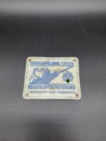 Reichsluftschutzbund Entrümplung 1934 Schild