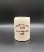 Bierkrug Luftwaffenbaukompanie 5/XIII Kriegsweihnachten 1939