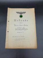 Urkunde Notar Karl Delto Speyer