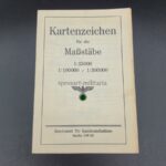 Kartenzeichen für die Maßstäbe