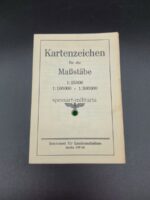 Kartenzeichen für die Maßstäbe