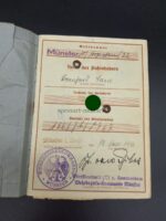 Wehrmacht Heer, Urkunden & Dokumente des Wachtmeisters Bernhard Sasse aus Dreierwalde (Tecklenburg) 1./leichte Flakabteilung 767 (23. Flak-Division) – Bild 8