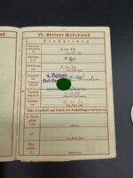 Wehrmacht Heer, Urkunden & Dokumente des Wachtmeisters Bernhard Sasse aus Dreierwalde (Tecklenburg) 1./leichte Flakabteilung 767 (23. Flak-Division) – Bild 13