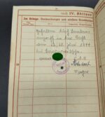 Wehrmacht Heer, Urkunden & Dokumente des Wachtmeisters Bernhard Sasse aus Dreierwalde (Tecklenburg) 1./leichte Flakabteilung 767 (23. Flak-Division) – Bild 18