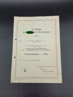 Dokumente Legion Condor Luftwaffe Giebelstadt – Bild 4