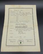 Wehrmacht Heer, Urkundengruppe des Gefreiten Walter Kindermann aus Stösitz (Riesa), 7.Batterie, Flakregiment 49 (mot.) 12.Flak-Division (Russland) – Bild 3