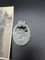 Panzerkampfabzeichen Silber mit Trägerfoto – Bild 2