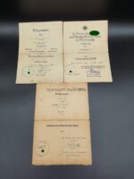 Dokumente Uffz. Glahe aus Hegensdorf (Minden), 10./Gren.Rgt.464 (253.I.D.) sehr interessanter Wehrpass – Bild 2