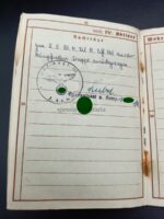 Soldbuch und Wehrpass eines Bandenkämpfers mit eingetragenem Bandenkampfabzeichen Bronze – Bild 26