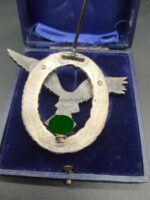 Luftwaffe Flugzeugführer Abzeichen (J3) im Etui CE. Juncker – Bild 4
