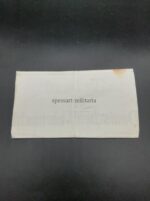 Wehrmacht, Armbinde für Zivilangehörige der Wehrmacht „Im Dienst der Deutschen Wehrmacht“, Bauleitung der Luftwaffe Schweinfurt – Bild 3