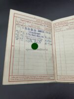 Wehrpass des Gefreiten Wilhelm Gutmann aus Erbes-Büdesheim (Alzey) 11.Kompanie Panzer-Regiment 24 (24. Panzer Division) Panzerkampfabzeichen in Silber (Einsatzzahl 25) – Bild 8