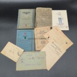 Wehrmacht Festungsbau Dienstbuch Organisation Todt und Wehrpass des Josef Reiprich aus Kaltenbrunn, Schweidnitz (Breslau), 