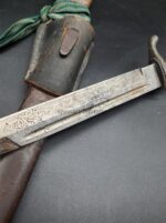 Kurzes Seitengewehr K98 mit Klingenätzung "Zur Erinnerung an meine Dienstzeit beim Inf. Rgt. 32" – Bild 8