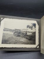 kleine Fotosammlung aus Gernsbach, DRK, Reichsarbeitsdienst und Wehrmacht Artillerie, 10 cm schwere Kanone 18 in Feuerstellung – Bild 7