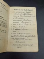 DAF Mitgliedsbuch und Militärpass 1.Weltkrieg des Friedrich Schellhase aus Hofstede (Bochum) – Bild 3