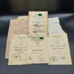 Urkundengruppe des Unteroffiziers Linus Sopp 4.(M.G.) Kompanie Jäger Regiment 38 (Demjansk) 8.leichte Infanterie Division