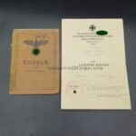 Heer Soldbuch & Urkunde des Gefreiten Jakob Wolff aus Köln-Ehrenfeld, 1./Pionier Bataillon 26, (26.Infanterie Division)