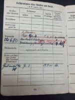 Heer Soldbuch & Urkunde des Gefreiten Jakob Wolff aus Köln-Ehrenfeld, 1./Pionier Bataillon 26, (26.Infanterie Division) – Bild 8