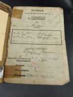 Heer Soldbuch des Obergefreiten August Pomorin aus Bärenwinkel (Johannisburg) Ostpreußen, 9./Infanterie Regiment 392, (169.Infanterie Division) Finnland – Bild 3