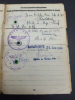 Heer Soldbuch des Obergefreiten August Pomorin aus Bärenwinkel (Johannisburg) Ostpreußen, 9./Infanterie Regiment 392, (169.Infanterie Division) Finnland – Bild 11