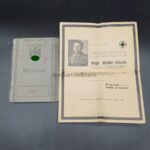 Heer Wehrpass des Obergefreiten Walter Pakulis aus Essen (Altenessen) 3./Panzerjäger Abteilung 21 (21.Infanterie Division) Ladogasee