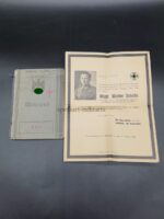Heer Wehrpass des Obergefreiten Walter Pakulis aus Essen (Altenessen) 3./Panzerjäger Abteilung 21 (21.Infanterie Division) Ladogasee