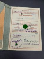 Heer Wehrpass des Gefreiten Helmut Sammet aus Backnang, Panzer Grenadier Regiment 394, (3.Panzer Division) Russland – Bild 3