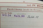 Heer Wehrpass des Gefreiten Helmut Sammet aus Backnang, Panzer Grenadier Regiment 394, (3.Panzer Division) Russland – Bild 8