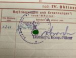 Heer Wehrpass des Gefreiten Helmut Sammet aus Backnang, Panzer Grenadier Regiment 394, (3.Panzer Division) Russland – Bild 9