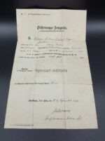 Heer Wehrpass, Militärpaß & Dokumente des Friedrich Becker aus Rosdorf (Göttingen) Lothringischen Feld Artillerie Regiment 33 – Bild 3