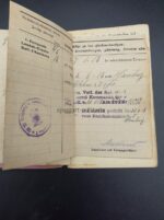 Heer Wehrpass, Militärpaß & Dokumente des Friedrich Becker aus Rosdorf (Göttingen) Lothringischen Feld Artillerie Regiment 33 – Bild 9