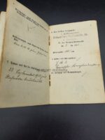 Heer Wehrpass, Militärpaß & Dokumente des Friedrich Becker aus Rosdorf (Göttingen) Lothringischen Feld Artillerie Regiment 33 – Bild 12