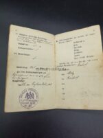 Heer Wehrpass, Militärpaß & Dokumente des Friedrich Becker aus Rosdorf (Göttingen) Lothringischen Feld Artillerie Regiment 33 – Bild 14