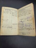 Heer Wehrpass, Militärpaß & Dokumente des Friedrich Becker aus Rosdorf (Göttingen) Lothringischen Feld Artillerie Regiment 33 – Bild 17