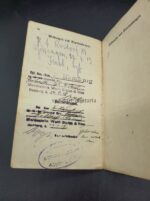 Heer Wehrpass, Militärpaß & Dokumente des Friedrich Becker aus Rosdorf (Göttingen) Lothringischen Feld Artillerie Regiment 33 – Bild 18