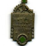 Abzeichen Arbeitsfront und N.S.B.O. Emden Fahnenweihe 17.September 1933
