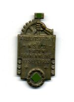 Abzeichen Arbeitsfront und N.S.B.O. Emden Fahnenweihe 17.September 1933