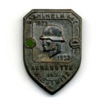 Abzeichen Stahlhelm, Bund der Frontsoldaten 1933 Annahütte und Klettwitz
