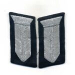 Reichsarbeitsdienst / RAD - Paar Kragenspiegel für einen Unterfeldmeister-Oberstfeldmeister, zum Dienstrock