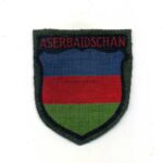 Wehrmacht Heer Ärmelschild für Freiwillige Aserbaidschan