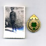 Goldenes Führer-Sportabzeichen Der Hitlerjugend A-Stück mit Trägerfoto