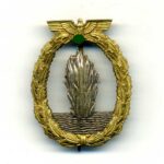 Kriegsabzeichen für Minensuch-, U-Boot-Jagd- und Sicherungsverbände, Hst. RSS (Richard Simm & Söhne, Gablonz)
